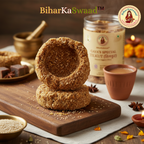 Authentic Gaya Special Tilkut / Gajjak (Jaggery) - 1 Kg