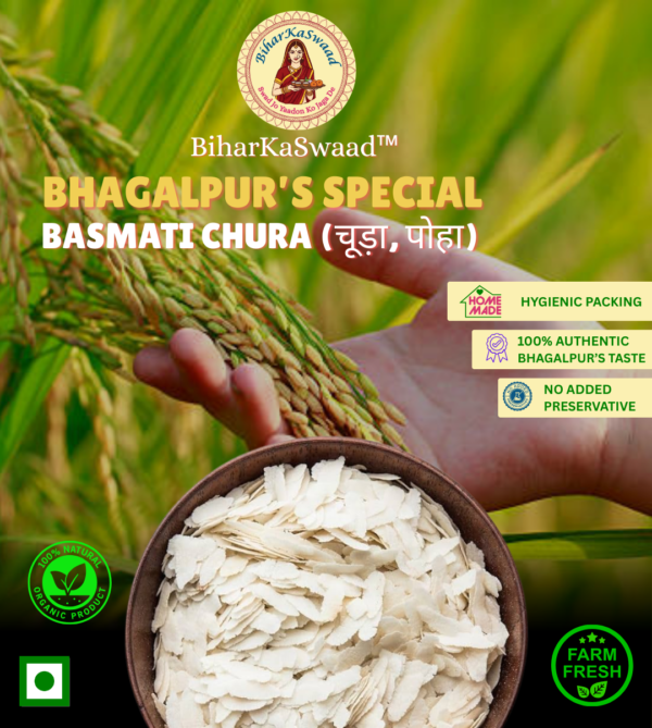 Authentic Bhagalpur Basmati Chura 1kg